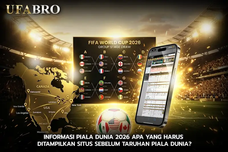 Informasi Piala Dunia 2026 Apa yang Harus Ditampilkan Situs Sebelum Taruhan Piala Dunia?